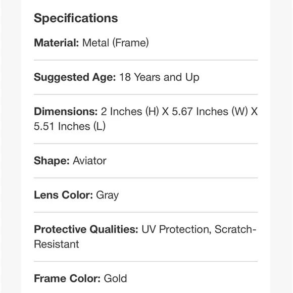 Women's Satin Metal Aviator
Sunglasses with Gradient Lenses - Universal Thread™ - Picture 6 of 7